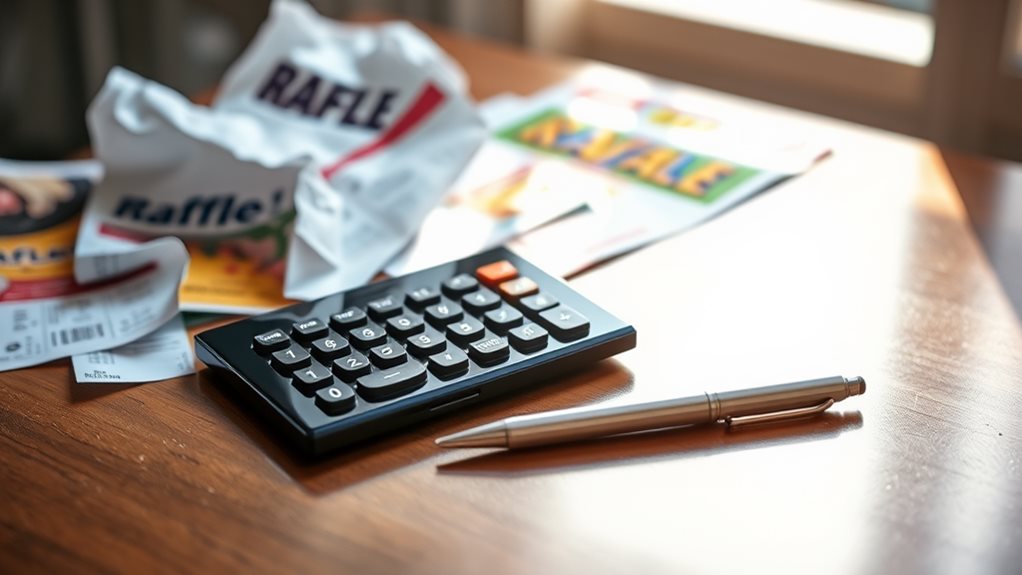 calculate raffle winning chances